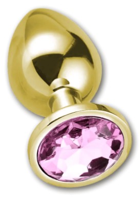 Gold Steel Anal Plug Set