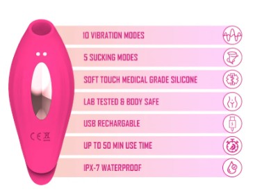 The Kisser Massager Pink