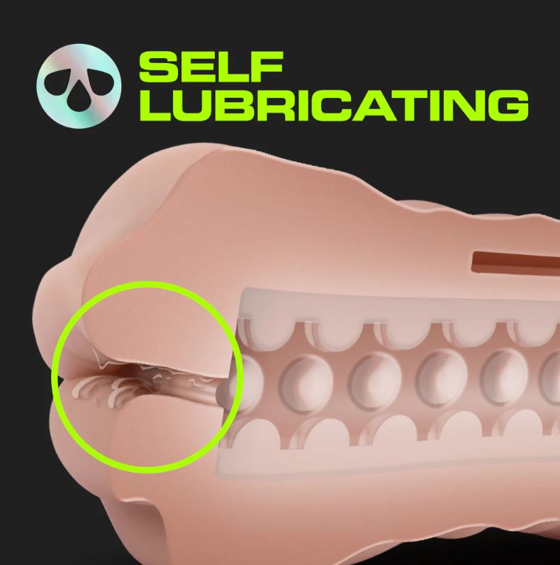 3 Pack Self Lubricating Vibrating Stroker
