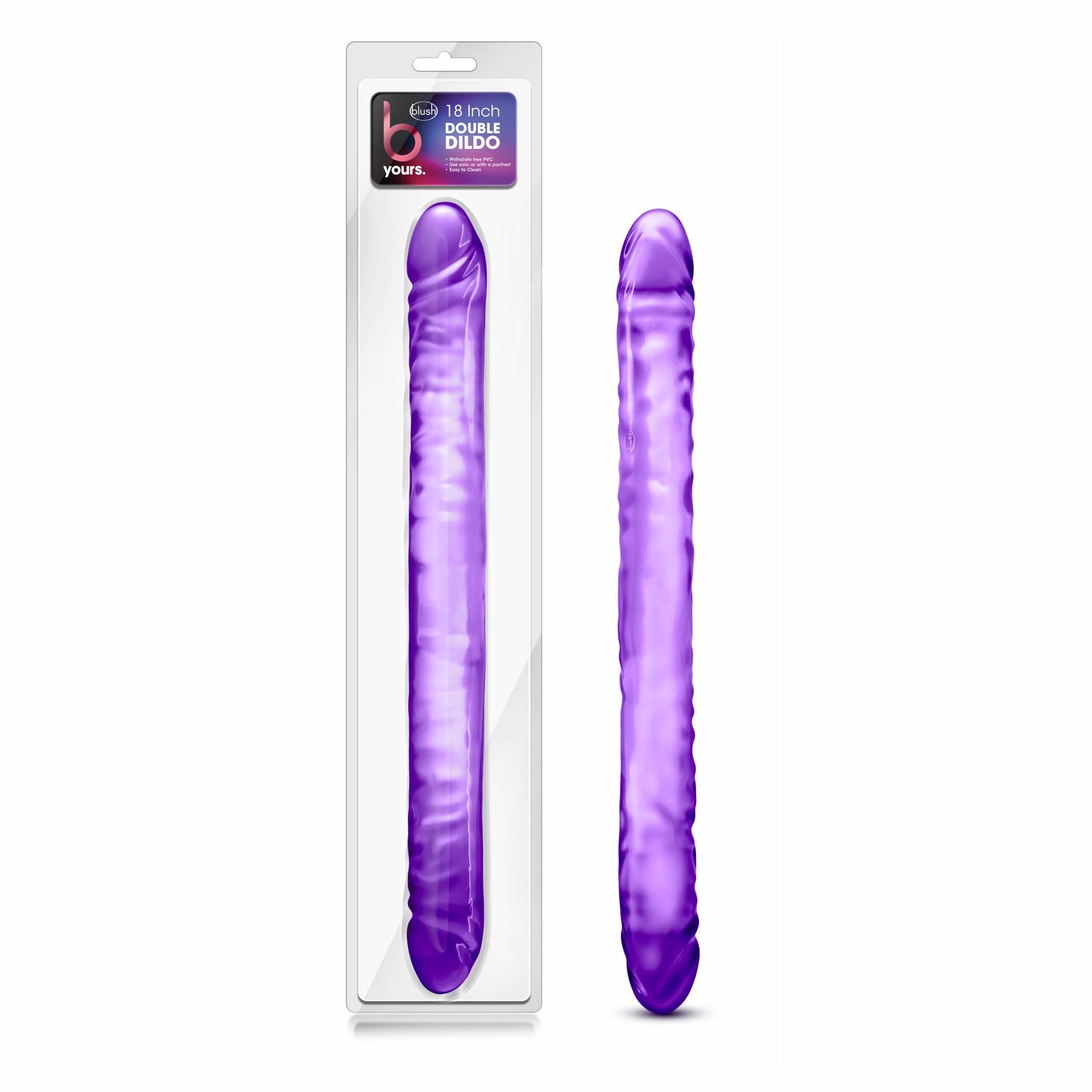 16 " Double Dildo - Purple