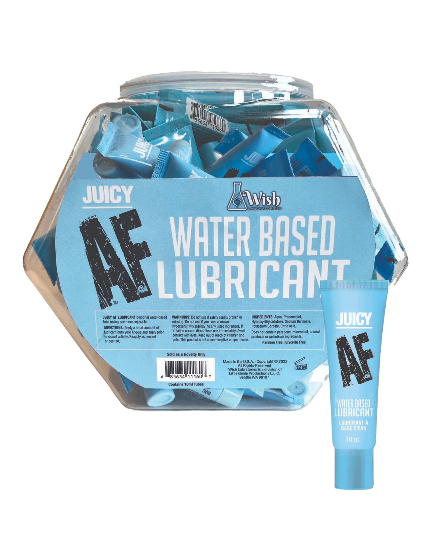 Juicy AF Fishbowl 10ml 65 Pieces Water Based