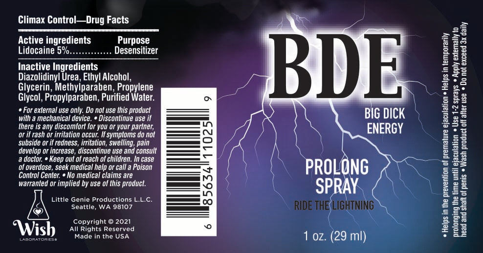 BDE Prolong Spray