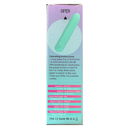 Sense Erotics Bullet Vibrator DF1014 Blue