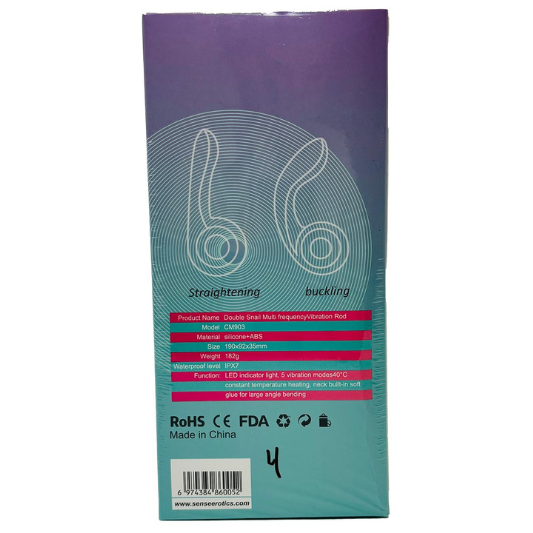 Sense Erotics Double Snail Vibrator CM903 Pink
