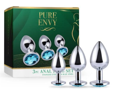 Stainless Steel Anal Plug Set