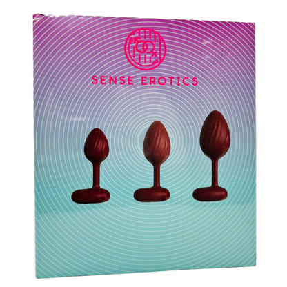Sense Erotics Anal Plug 3/Pk DF957 RED