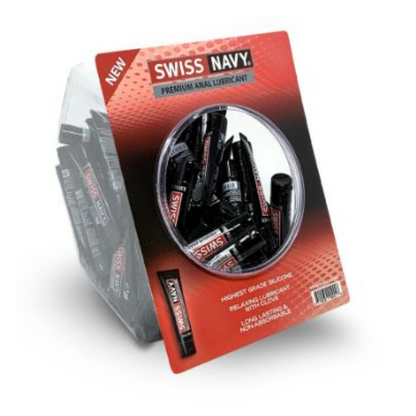 Anal Silicon Based Lubricant 1-Oz-50ct Fishbowl - Lube -  SNAL1OZ50