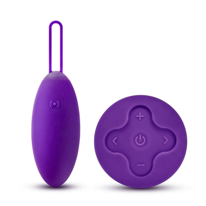 Imara Vibrating Egg With Remote - Purple