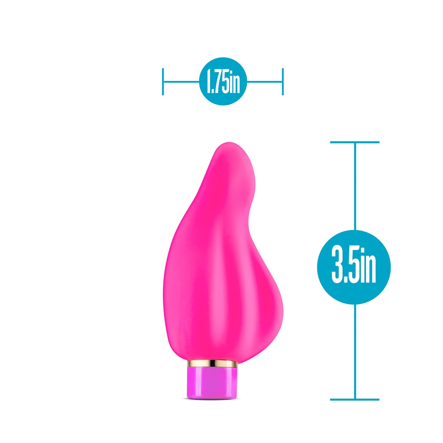 Epic AF: Curved Fuchsia Silicone Vibrator with Powerful RumboTech