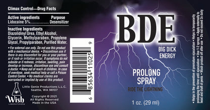 BDE Prolong Spray