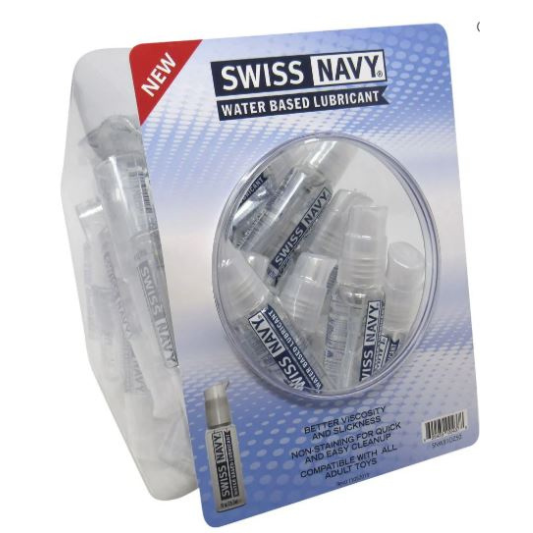 Premium Water Base Lubricant  1-Oz-50ct Fishbowl - Lube - SNWB1OZ50