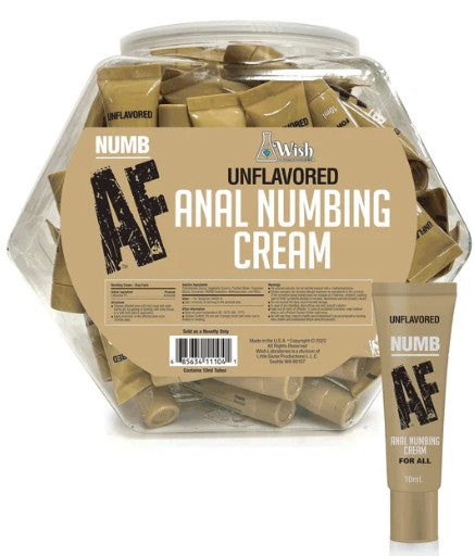 Numb AF Unflavored Fishbowl 10ml 65 Pieces BT.610B