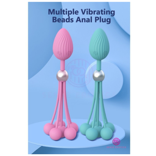 Sense Erotics Anal Plug w/Beads DF992 Blue