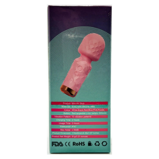 Sense Erotics Mini Wand Vibrator DF179 Pink