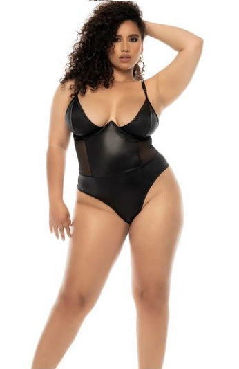 Bodysuit Wet Black 1/2X Style # 2752X